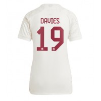 Bayern Munich Alphonso Davies #19 Kolmaspaita Naiset 2023-24 Lyhythihainen